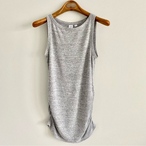 Gap Maternity Soft Grey Sleeveless Top Size Small - Picture 1 of 4